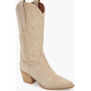 Jeffrey Campbell Cream Ankle Boots